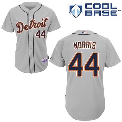 Tigers #44 Daniel Norris Grey Cool Base Stitched MLB Jersey
